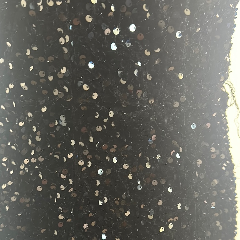 Elegant Black Sequin Gown - Picture 6 of 6